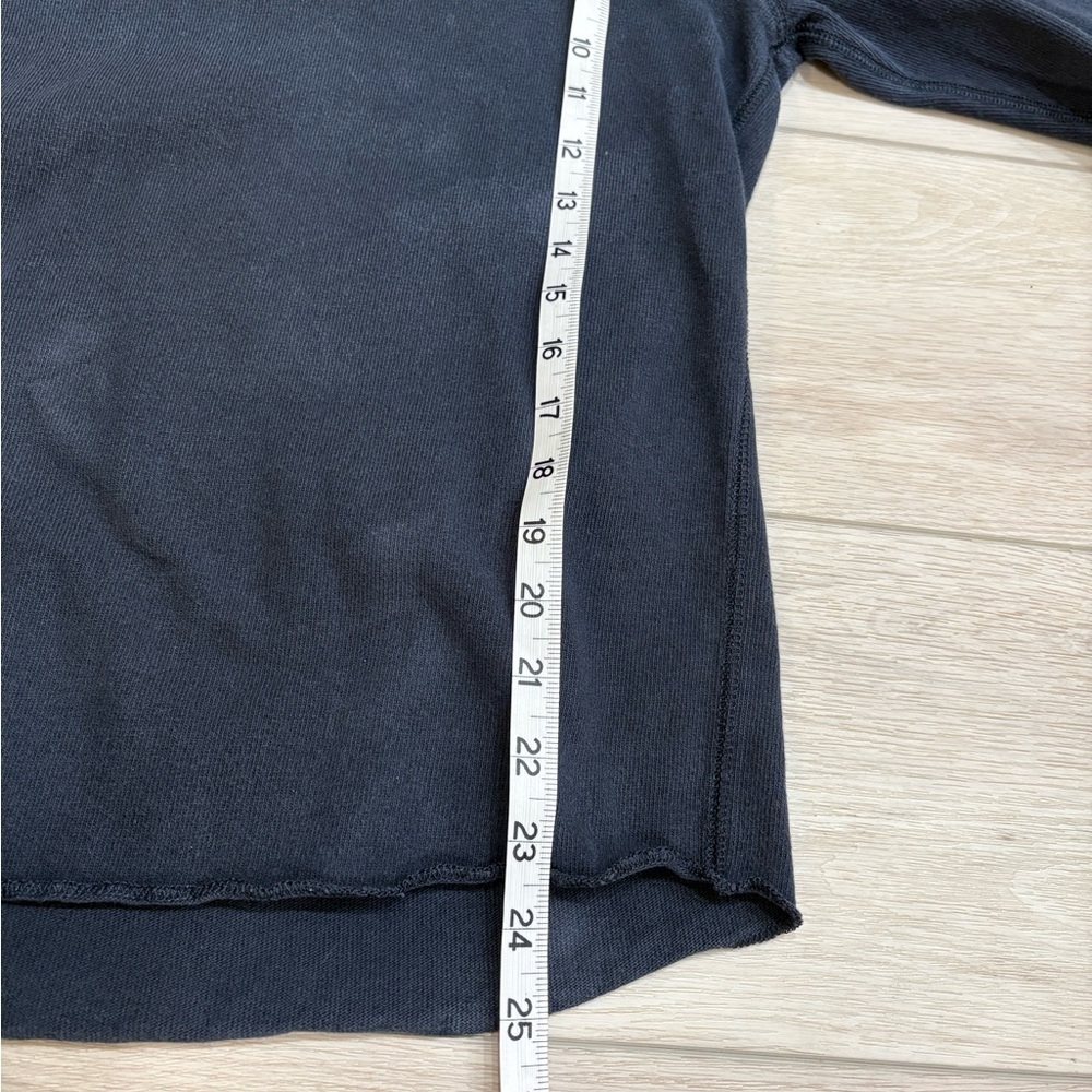 Vintage Abercrombie & Fitch Mens Navy 1/4 Zip Pullover Sweatshirt Y2K - Picture 7 of 8